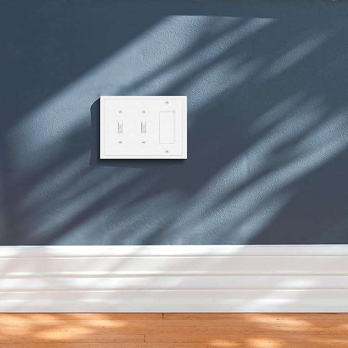 Modern Edge Decorative Wall Plate Switch Plate Outlet Cover, Durable Solid Zinc - Image 4