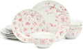 Martha Stewart Empress Bouquet 12-Piece Decorated Porcelain Chip and Scratch by MarthaStewart