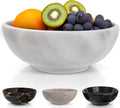 Gusto Nostro 8" Luxury White Marble Decorative Bowl by GustoNostro
