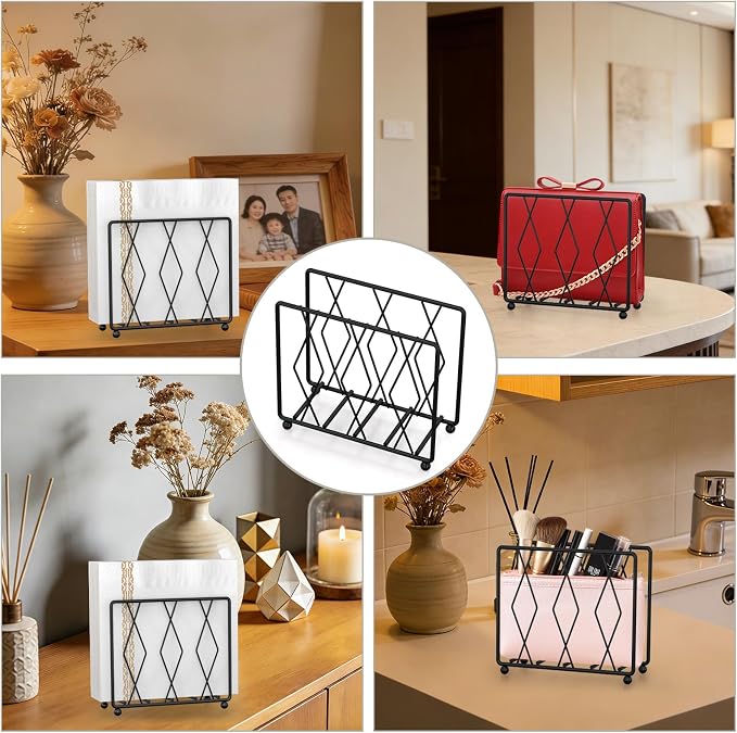 Napkin Holder for Table, Modern Metal Napkin Holders for Paper Napkins & - Image 5