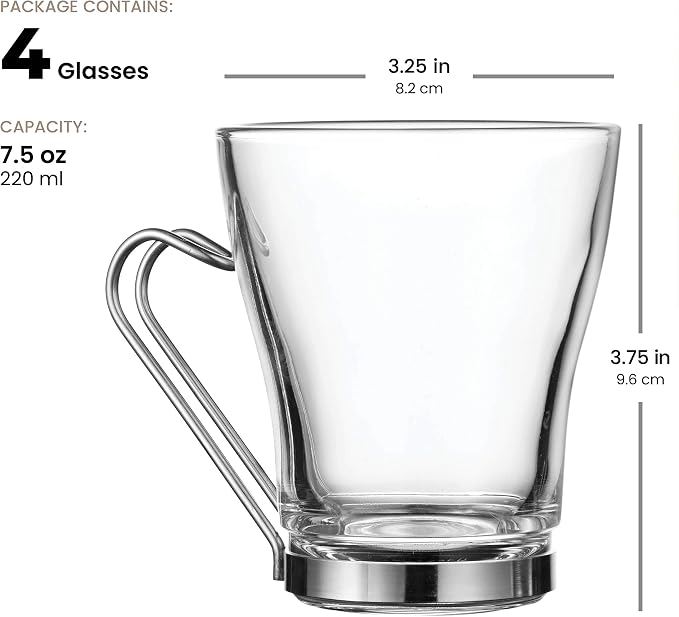 Bormioli Rocco OSLO Glass Coffee Mug - Image 5