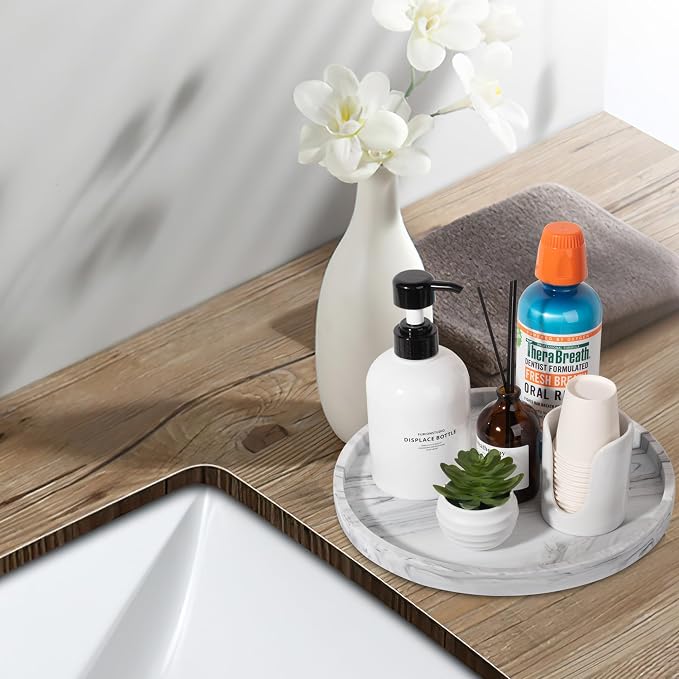 Silicone Bathroom Tray Coffee Table Decor Perfume Organizer, Waterproof - Image 2