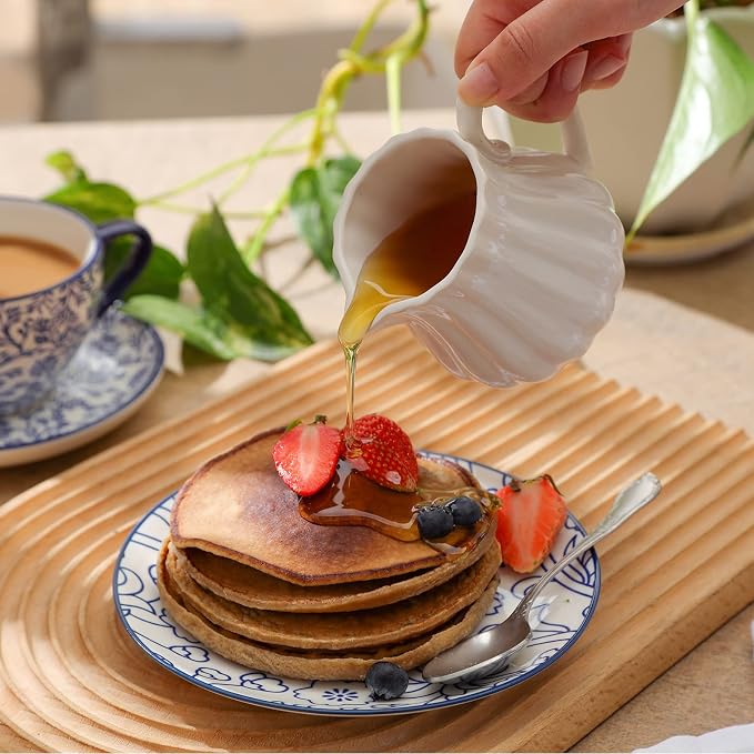Selamica Ceramic Dessert Plates Set of 6, 6 Inch Appetizer Plates - Image 6