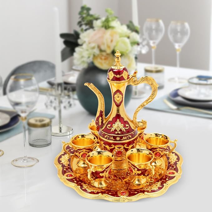 Turkish Tea Set, Vintage Coffee Pot - Image 2