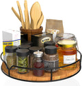 Lazy Susan Turntable Organizer for Cabinet Pantry Kitchen Countertop by AXTEE