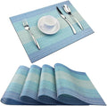 PIGCHCY Placemat, Washable Woven Non-Slip Insulation Durable Placemat Vinyl by PIGCHCY