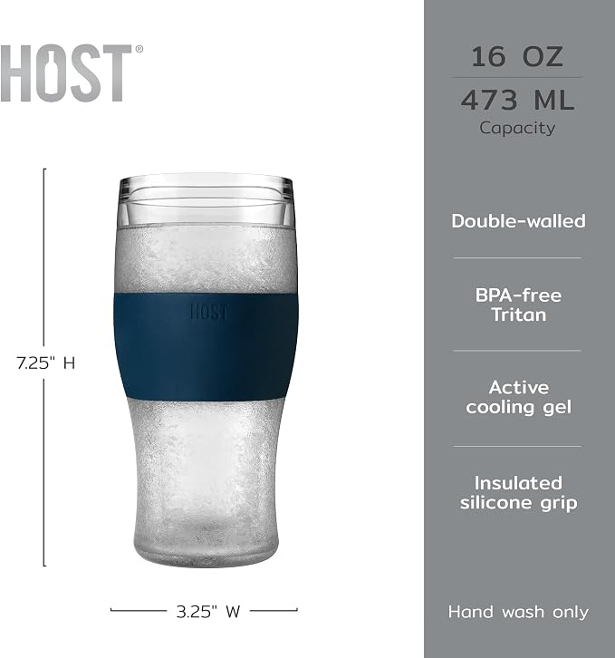 Host FREEZE Beer Glasses, Frozen Mugs, Freezable Pint Set, Keep Your Drinks Cold - Image 7