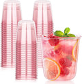 KesaPlan 50Pcs 12oz Pink Plastic Party Cups, Disposable Wine Cocktail Cups | by KesaPlan