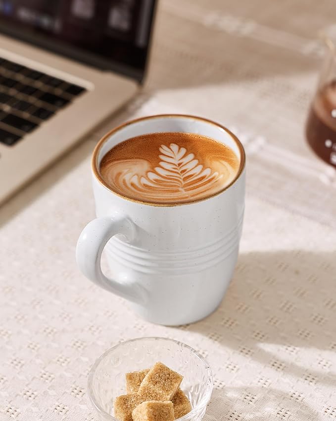 famiware Jupiter Coffee Mugs Set of 8, 13 oz Coffee Mug, Microwave and - Image 3