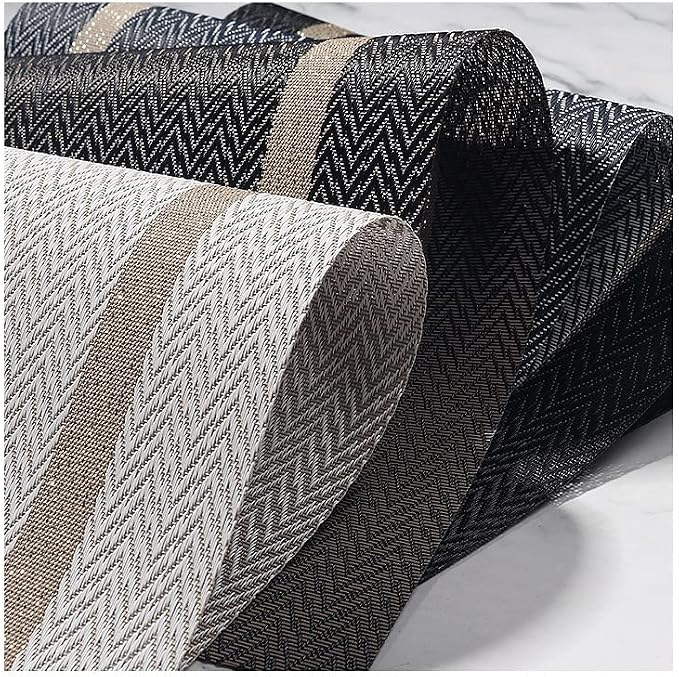 PIGCHCY Luxurious Placemats Set of 4, Non-Slip Placemats Easy to Wipe Clean - Image 5