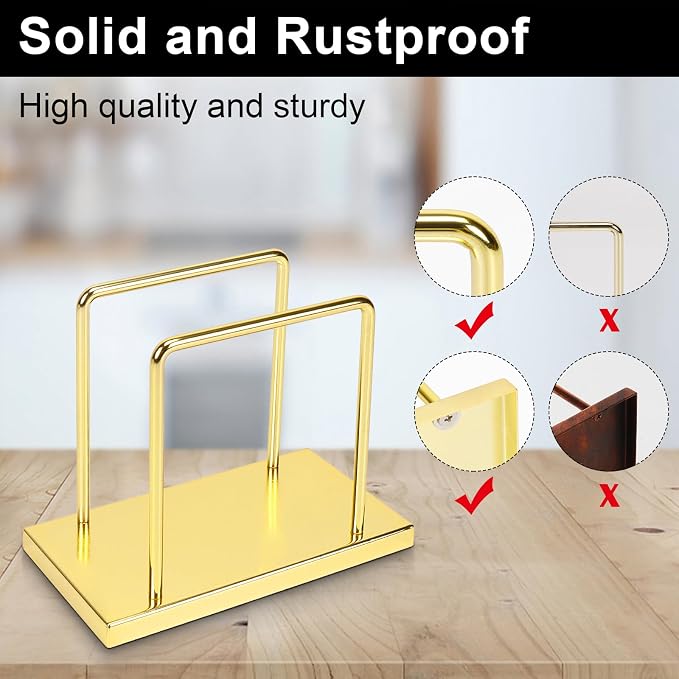 Livabber Napkin Holder, Metal Napkin Storage Modern Freestanding Tissue Paper - Image 3