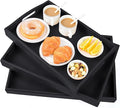 3 Pack Bamboo Serving Trays by AKKAJJ