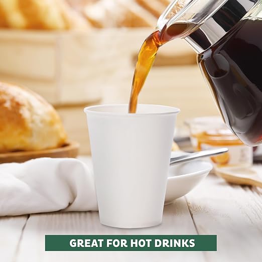 Freshware Coffee Cups 20 oz Disposable Paper Cups - Image 4