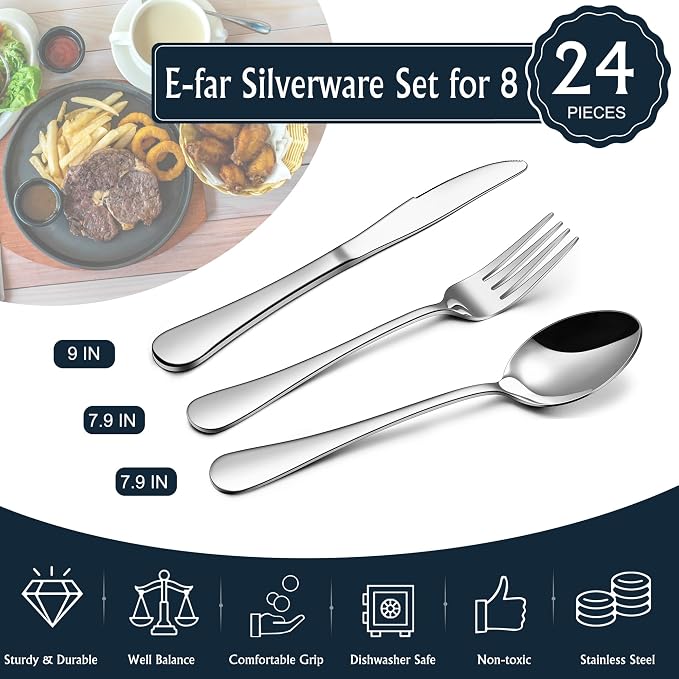 E-far Forks, Spoons and Knives Set - Image 2