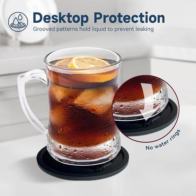 Silicone Coaster Set of 6 Pieces - Image 3