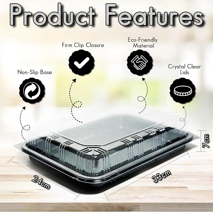 TRAYA Pack of 25 Serving Tray - Image 3