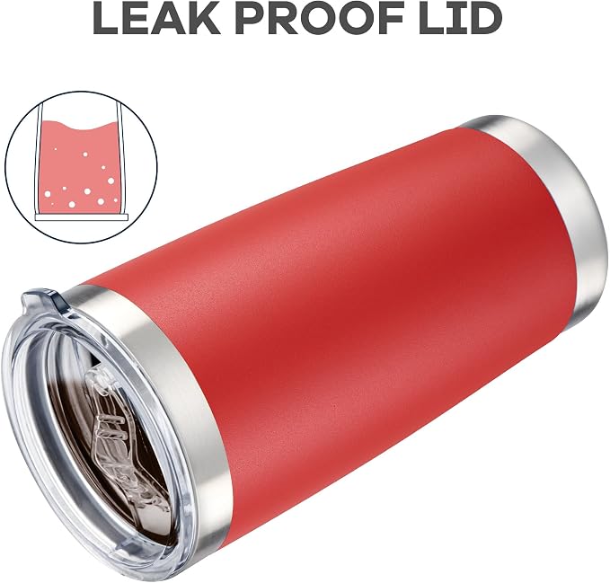 20 oz Tumbler with Lid Stainless Steel Insulated Tumblers Bulk Cups Mug | - Image 4