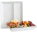 YHOSSEUN Porcelain Serving Platters and Trays, 12 In White Serving Plates | Set by YHOSSEUN