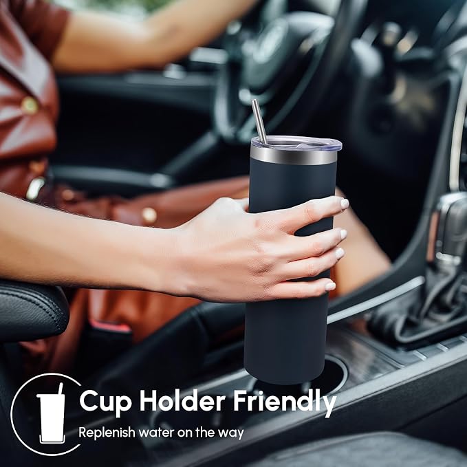 Volhoply 12 Pack Skinny Tumblers - Image 4