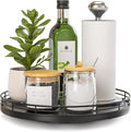 Oroyutor 10-Inch Oak Lazy Susan Countertop Organizer by Oroyutor