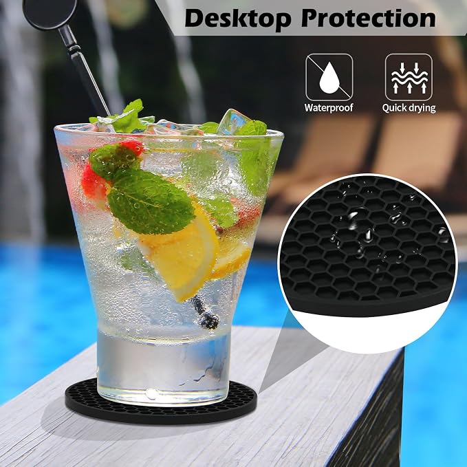 TWTLi Silicone Coasters Set of 12 - Image 5