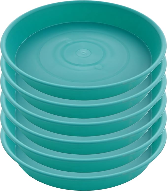 2 Pack of 10 inch Plant Saucer Gray, Heavy Duty Plastic Plant Saucer 10 inch - Image 8