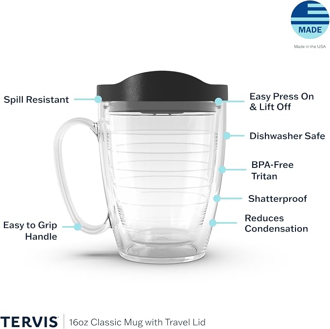 Tervis Palm Tree & Hammock Scene Made in USA Double Walled Insulated Tumbler - Image 3