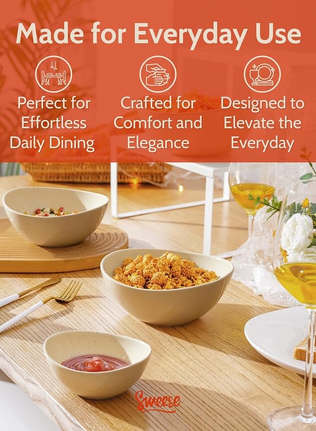 Sweese Porcelain Serving Bowls Set - Image 4