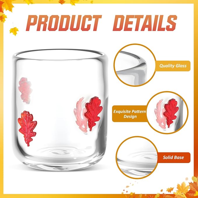 SiliFine Icon Juice Glasses, 14oz Stemless Wine Drinking Juice Glass Cup - Image 4