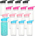 16 Pack 10 Oz Plastic Snow Globe Tumbler by Tswofia