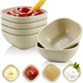 6-Pack Wheat Straw Dipping Bowls, 5oz by WROVA