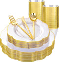 bUCLA 180PCS Clear Plastic Plates by BUCLA