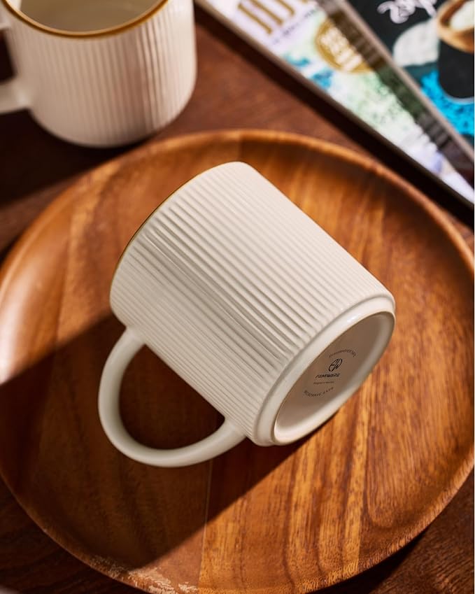 famiware Coffee Mug Set for 8, Star 16 oz Catering Mugs Cup Set - Image 6