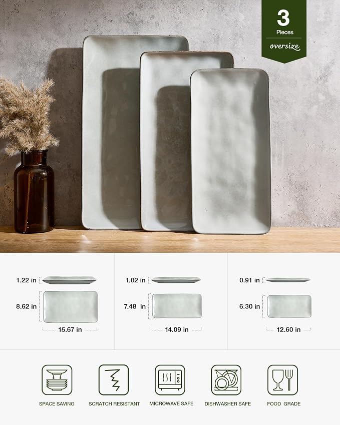 Famiware Serving Platters Set of 3 Sizes - Image 2