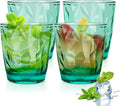 Topsky 10 oz Plastic Water Tumblers | Set of 4 Transparent Unbreakable Drinking by HomeandKitchenNO1