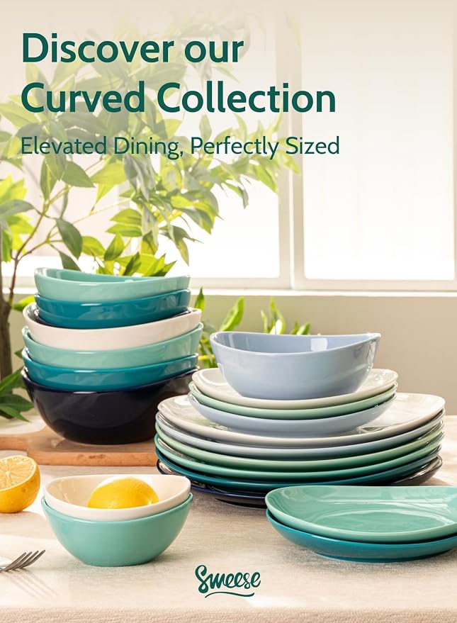Sweese Porcelain Small Bowls 4 oz Set of 6 - Image 8