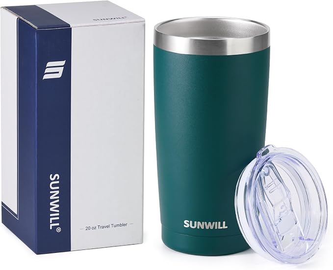 SUNWILL Travel Coffee Tumbler 20 oz, Insulated Mug - Image 5