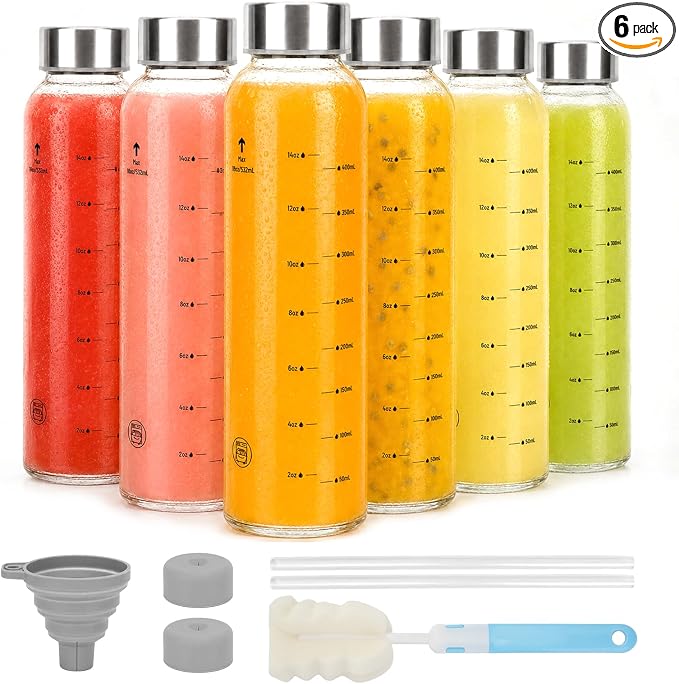 Luxfuel Clear Glass Bottles by Luxfuel