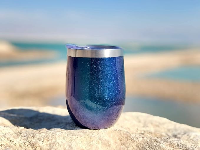 CHILLOUT LIFE 12 oz Stainless Steel Wine Tumblers 2 Pack - Image 7