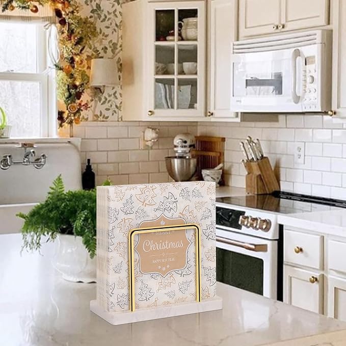 Livabber Napkin Holder, Metal Napkin Storage Modern Freestanding Tissue Paper - Image 5
