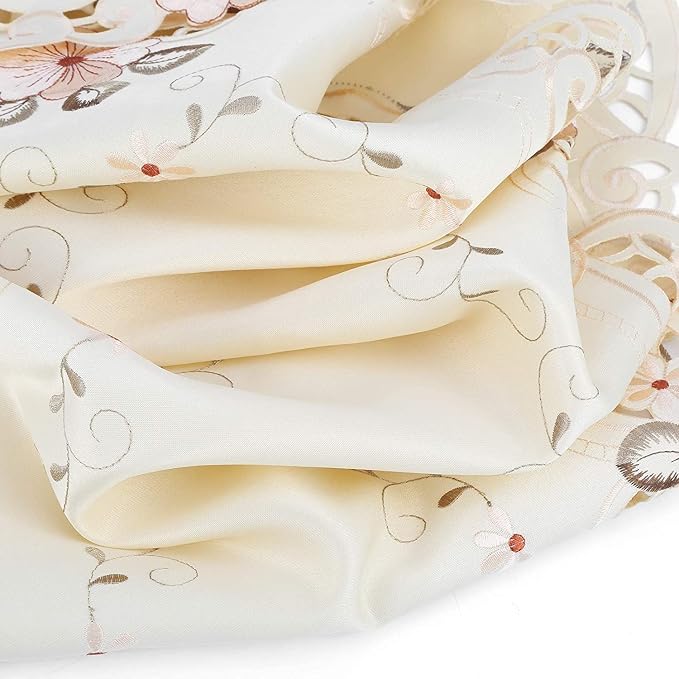 Luxury Table Runners Embroidered Polyester Table Linens - Image 6