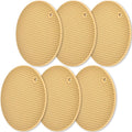 homEdge Silicone Trivets Mat, 6 Packs Multipurpose Non Slip Heat Resistant Pot by homEdge