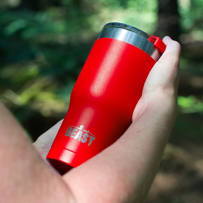 Beast 20 oz Tumbler Stainless Steel Vacuum Insulated Coffee Ice Cup Double Wall - Image 3