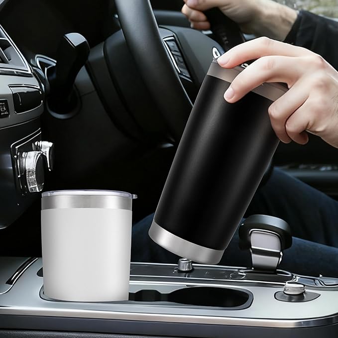 20 oz Tumbler with Lid Stainless Steel Insulated Tumblers, 1 Pack | Leak Proof - Image 6