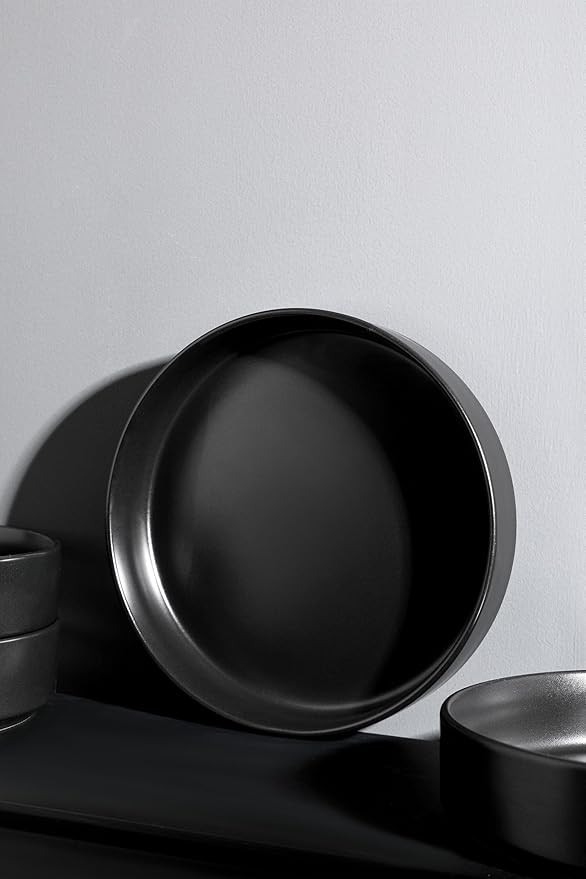 Stone Lain Celina Stoneware Bowl Set, 4-Piece Pasta Bowls - Image 5