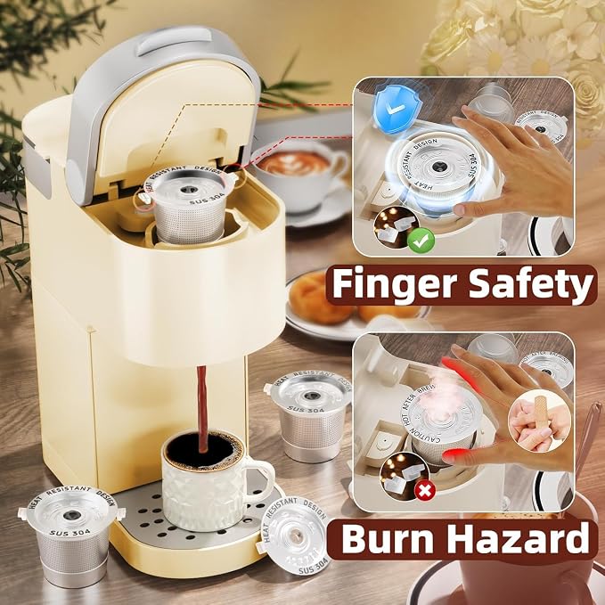 6 Pack Reusable K Cups Coffee Pods - Image 4