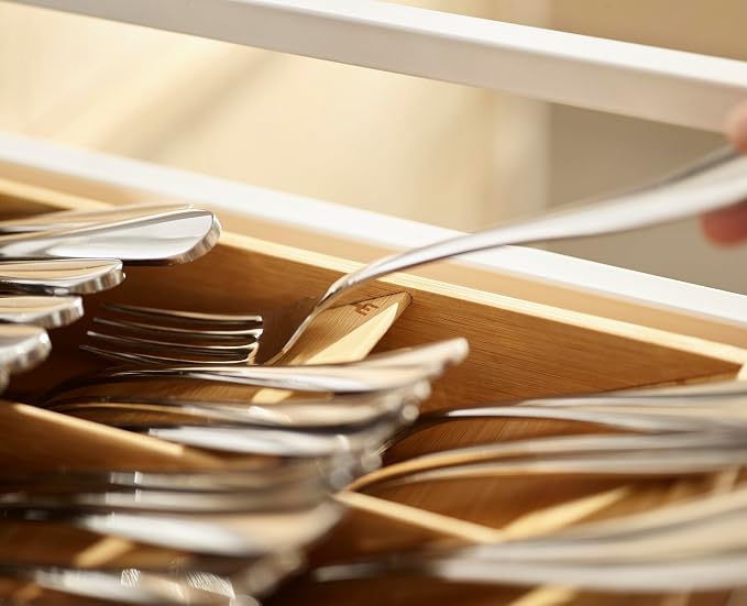 Joseph Joseph Drawer Store Large Compact Flatware, Cutlery Drawer Organizer - Image 5