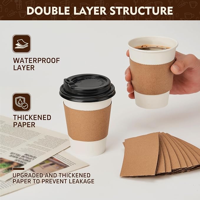 YEEHAW 12 oz 50 Pack Coffee Cups - Image 5