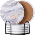 6Pcs Absorbent Coasters Set by Hoewina