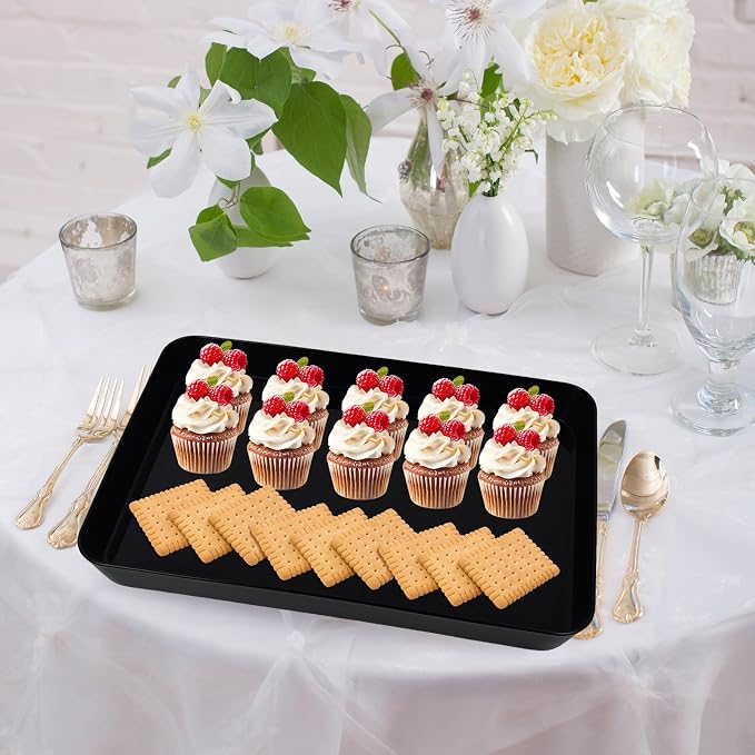 4 pcs 16" x 11" Large Serving Trays - Image 7